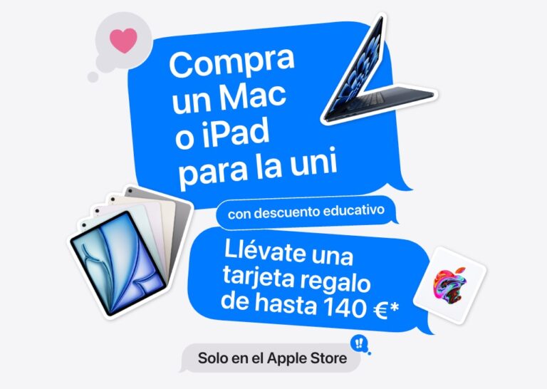 Campaña de vuelta al cole de Apple en España, año 2024